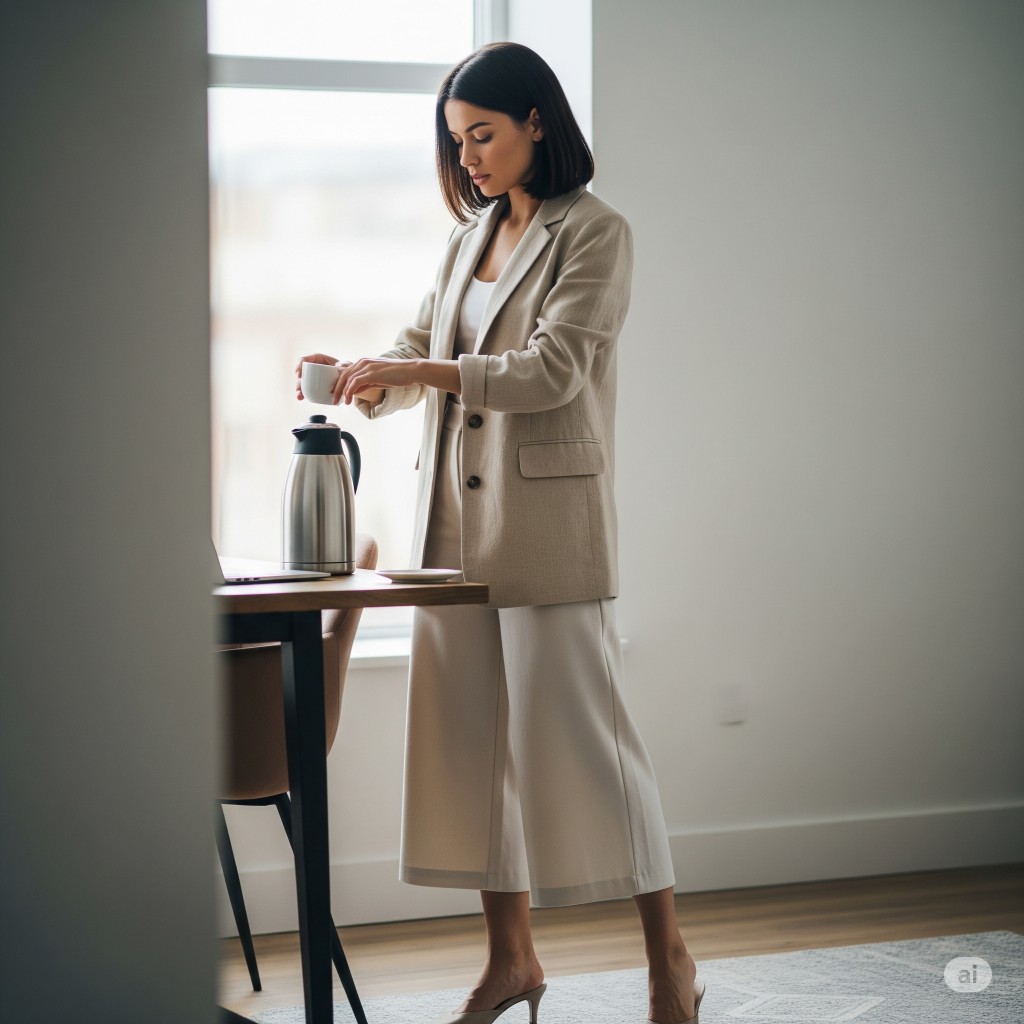 Linen Blazer Summer Outfit Summer Business Casual Linen Blazer Outfit